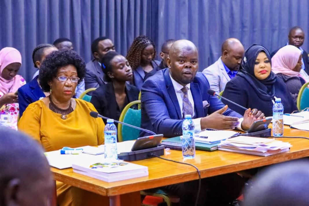 Museveni Rejected UHRC Chair Mariam Wangadya’s Resignation, Parliament Told Mariam Fauzat Wangadya, Chairperson of the Uganda Human Rights Commission, appears before Parliament’s COSASE committee.