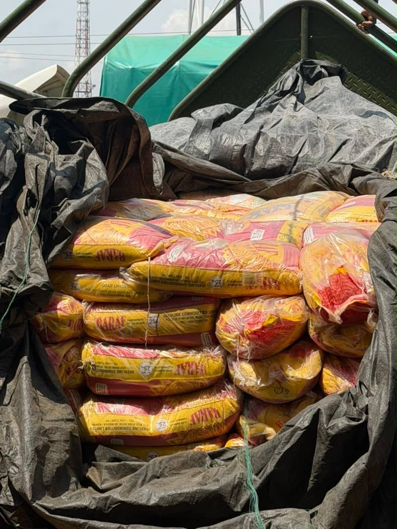 URA Seizes 4.5 Tonnes of Smuggled Pakistan Rice Hidden Under Cassava URA Seizes 4.5 Tonnes of Smuggled Pakistan Rice Hidden Under Cassava