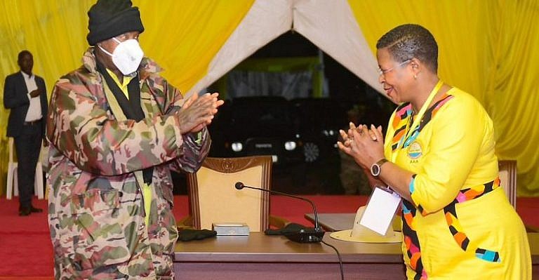 Anita Among Thanks Museveni for ‘Parental Grace’ After Release From House Arrest Anita Among Thanks Museveni for ‘Parental Grace’ After Release From House Arrest