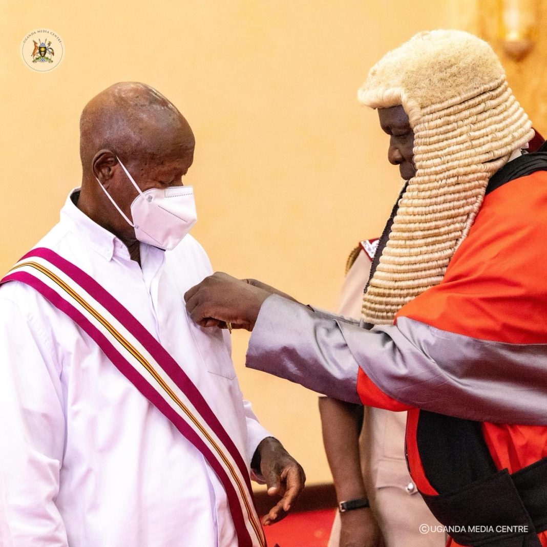 Museveni Receives Prisons Service Medal for Leadership and Production Drive Museveni Receives Prisons Service Medal for Leadership and Production Drive